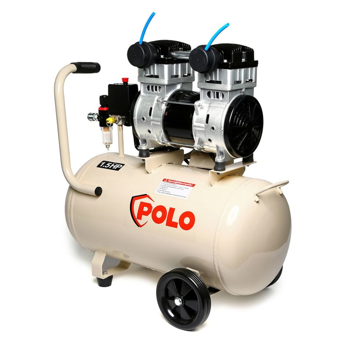 POLO ปั๊มลมออยล์ฟรี รุ่น OFS11001-50 ถัง 50L 1.5HP แรงลม 8B - Image 5