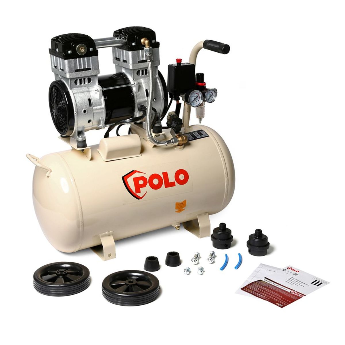 POLO ปั๊มลมออยล์ฟรี รุ่น OFS11001-50 ถัง 50L 1.5HP แรงลม 8B - Image 6