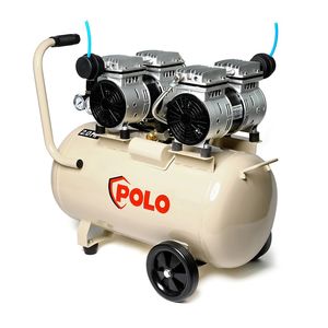POLO ปั๊มลมออยล์ฟรี 2 หัวปั๊ม รุ่น OFS5502-50 ถัง 50L 1.5HP แรงลม 8B - Image 3