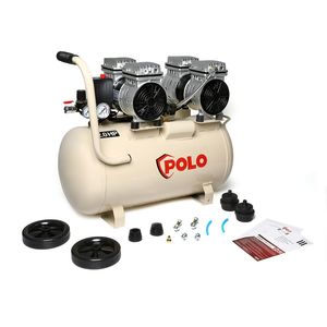 POLO ปั๊มลมออยล์ฟรี 2 หัวปั๊ม รุ่น OFS5502-50 ถัง 50L 1.5HP แรงลม 8B - Image 6