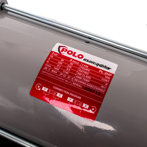 POLO มอเตอร์ไฟฟ้า 1/2 แรงม้า 220V 4P รุ่น PL-1/2C - Image 4