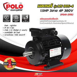 POLO มอเตอร์ รุ่น MS 90S-4 - Image 7