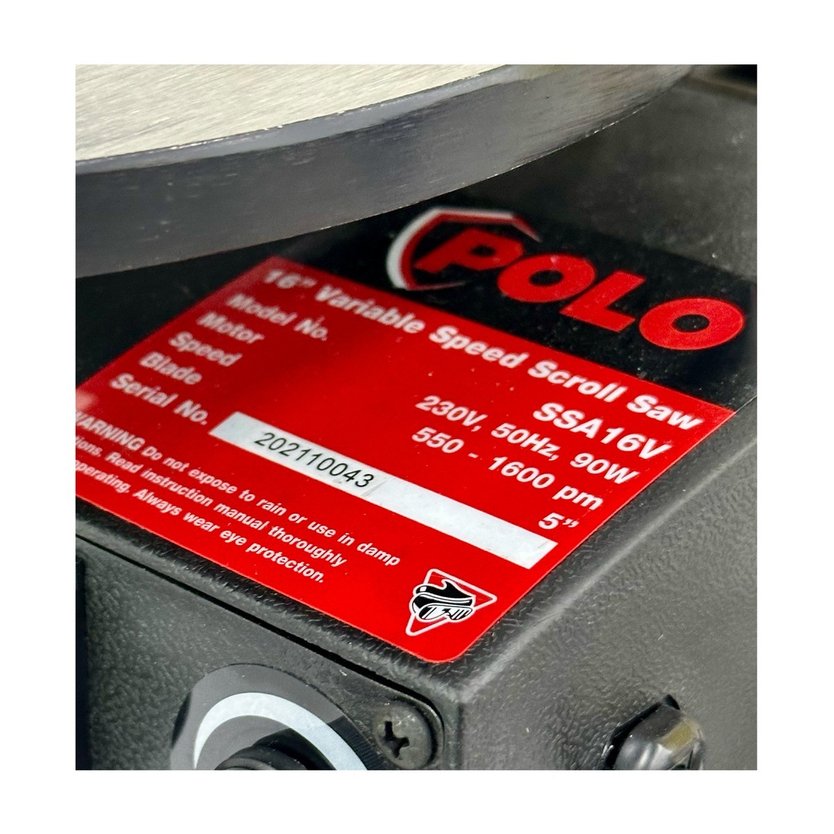 POLO แท่นเลื่อยฉลุ รุ่น SSA16V ขนาด 16 นิ้ว - Image 5
