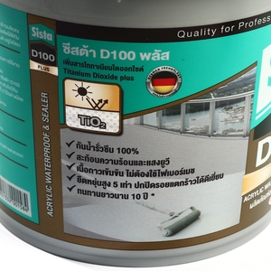 SISTA อะคริลิคกันน้ำรั่วซึม รุ่น D100-2B ยาแนว สีเทา ขนาด 2 กก. - Image 4