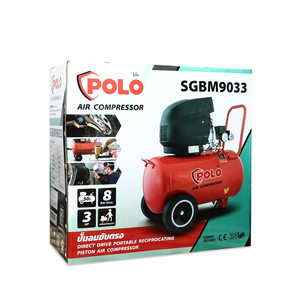 POLO ปั๊มลมขับตรง (โรตารี่) รุ่น SGBM9033 ถัง 50L 3HP แรงลม 8B - Image 6