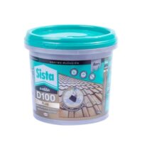 SISTA อะคริลิคกันน้ำรั่วซึม รุ่น D100-1B ยาแนว สีเทา ขนาด 1 กก.
