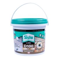 SISTA อะคริลิคกันน้ำรั่วซึม รุ่น D100-2B ยาแนว สีขาว ขนาด 4 กก.