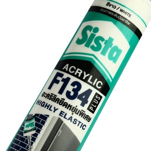 SISTA อะคริลิคยาแนวยืดหยุ่นสูง สีขาว F134 พลัส ขนาด 300 มล. - Image 2