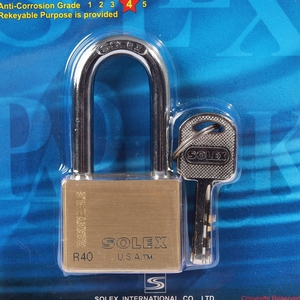 SOLEX กุญแจคล้อง รุ่น R40 L PREMIUM คอยาว - Image 3