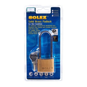 SOLEX กุญแจคล้อง รุ่น SL99 คอยาว L40 MM