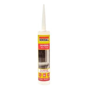 SOUDAL ยาแนวซิลิโคน ชนิดเป็นกลาง ไม่มีกรด สีขาว 270 ml