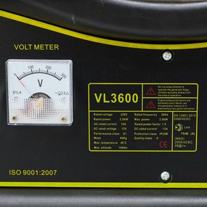 VALU เครื่องปั่นไฟเบนซิน 2.8 กิโลวัตต์ รุ่น VL3600 - Image 5