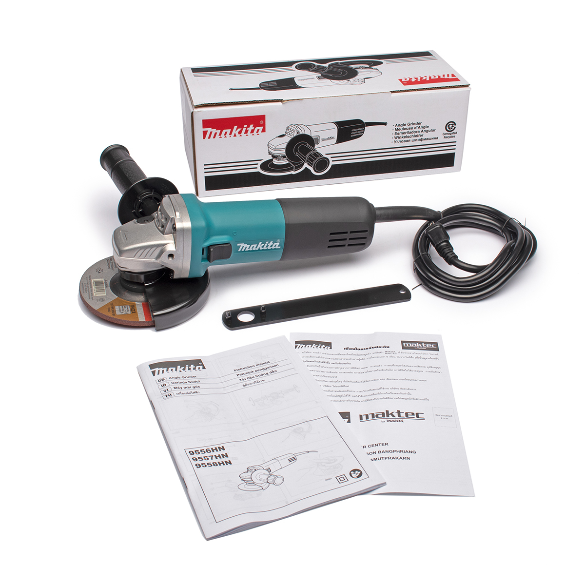 MAKITA รุ่น 9558HN เครื่องเจียรไฟฟ้า ขนาด 5 นิ้ว กำลังไฟ 840 วัตต์ - Image 5