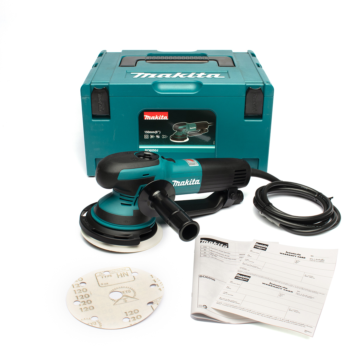 MAKITA รุ่น BO-6050J เครื่องขัดกระดาษทรายกลมสั่นสุ่ม ขนาด 6 นิ้ว (150 มม.) กำลังไฟ 750 วัตต์ - Image 5