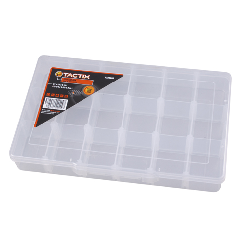 TACTIX กล่องสกรู L 18ช่อง 320006 TACTIX