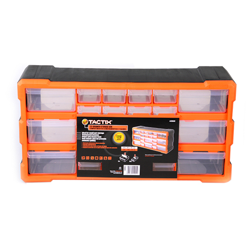 TACTIX กล่องเครื่องมือใหญ่ 22ช่อง 320632 TACTIX