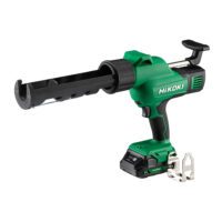 HIKOKI ปืนฉีดซิลิโคนไร้สาย 400ml (ตัวเครื่องเปล่า) AC18DA / HIKOKI