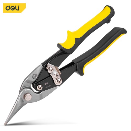 DELI HT กรรไกรตัดสังกะสี10"ตรง+ขวาEDL20032 DELI