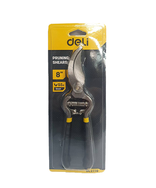 DELI HT กรรไกรตัดกิ่ง โค้ง 8" EDL2778DELI