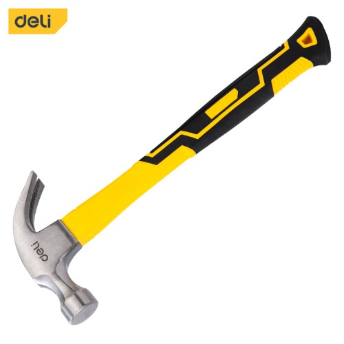 DELI HT ค้อนหงอนด้ามไฟเบอร์ 0.5KG EDL5002 DELI
